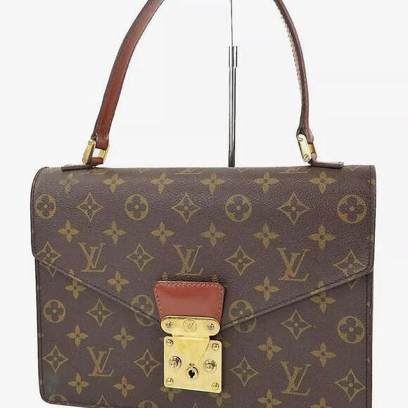 Authentic LOUIS VUITTON Concorde Monogram Business Case Hand Bag - Picture 2 of 6